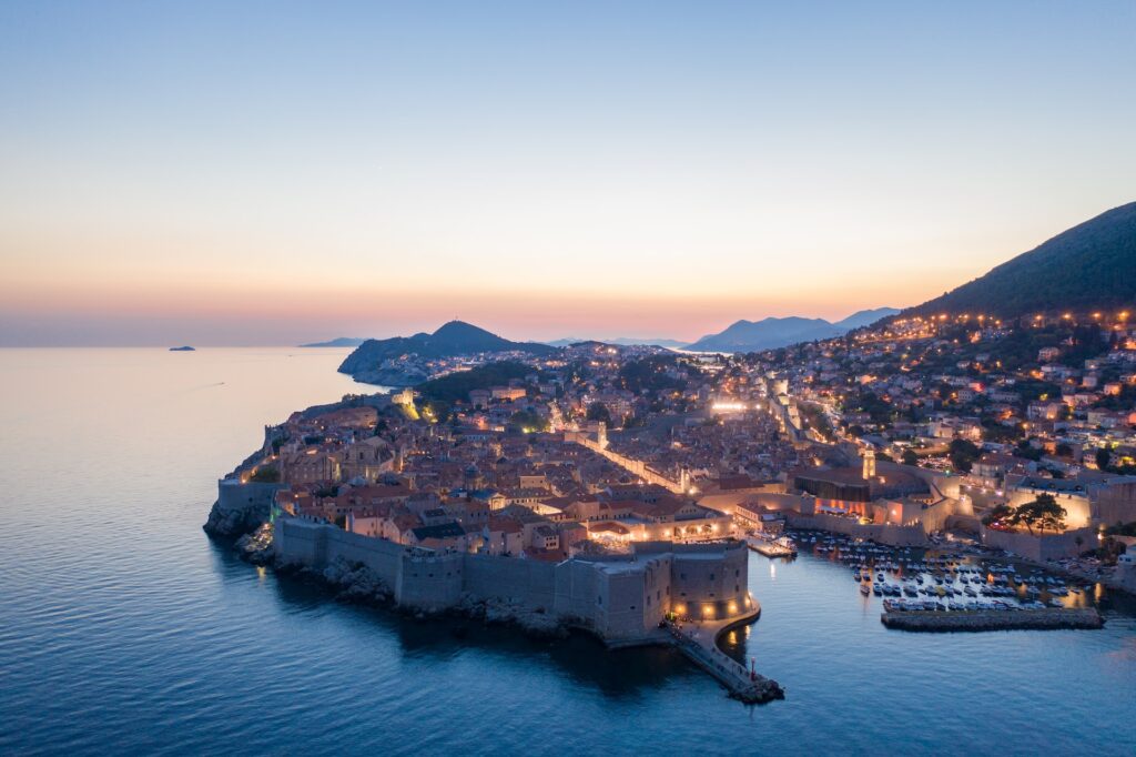 Photo of Dubrovnik on the Dalmatian Coast